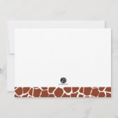 Safari-thema | eerste verjaardag | Laten we wild w Kaart (Achterkant)