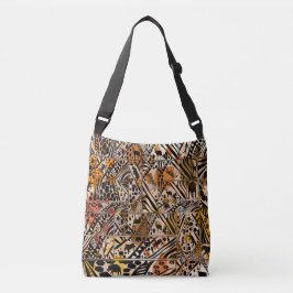 Safari-thema over de hele printtas crossbody tas