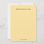 Safari thema sleepover sluimerpyjama kinder kaart (Achterkant)