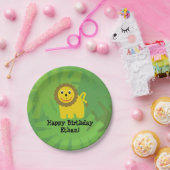 Safari thema verjaardag papieren bordje (Feest)