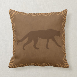 Safari Theme Cheetah - Leopard - Jaguar Silhouette Kussen