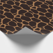 Safari Theme | Giraffe printpapier Cadeaupapier (Hoek)