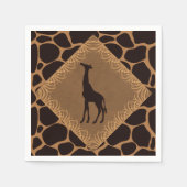 Safari Theme Giraffe Servetten (Voorkant)