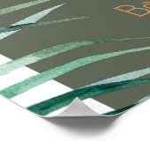 Safari Theme Welcome Sign Baby shower Poster (Hoek)