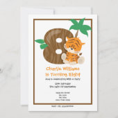 Safari Tiger Achtste verjaardag Kaart (Voorkant)