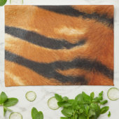 Safari Tiger Stripes Print Theedoek (Gevouwen)