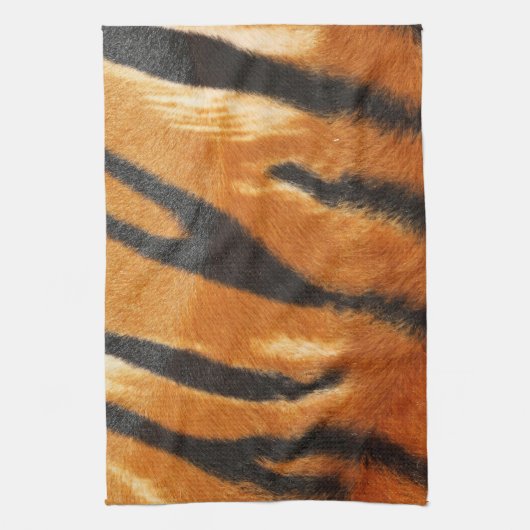 Safari Tiger Stripes Print Theedoek (Verticaal)