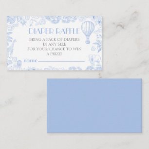 Safari Toile De Jouy Luier Raffle Enclosure Kaart