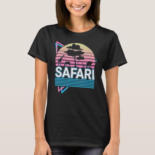Safari Tour Guide Africa 1 T-shirt (Voorkant)
