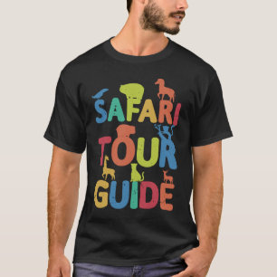 Safari Tour Guide Africa Wilderness Animal Natuur T-shirt
