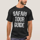 Safari Tour Guide Costume Halloween Lazy Easy T-shirt (Voorkant)