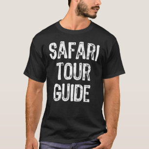 Safari Tour Guide Costume Halloween Lazy Easy T-shirt