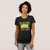 Safari Tour Guide Sunset African Animal T-shirt (Voorkant volledig)