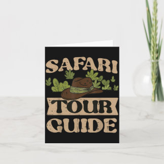 Safari Tourgids Kostuum Jungle Dierenpark Wilde Di Kaart