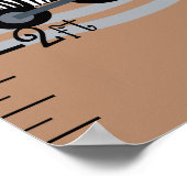 Safari Train Animals Growth Chart Keep at 8x44! Poster (Hoek)