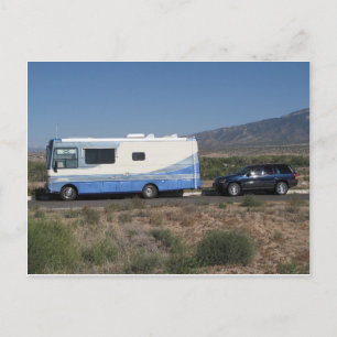 Safari Trek 1999 Blue Classic RV Motorhome Briefkaart