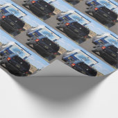 Safari Trek 1999 Blue Classic RV Motorhome Jeep Cadeaupapier (Hoek)