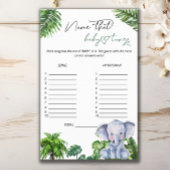 Safari Tropical Naam dat Baby Tune spel Flyer