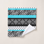 Safari: Turkoois Bad Handdoek (Wasdoekje)