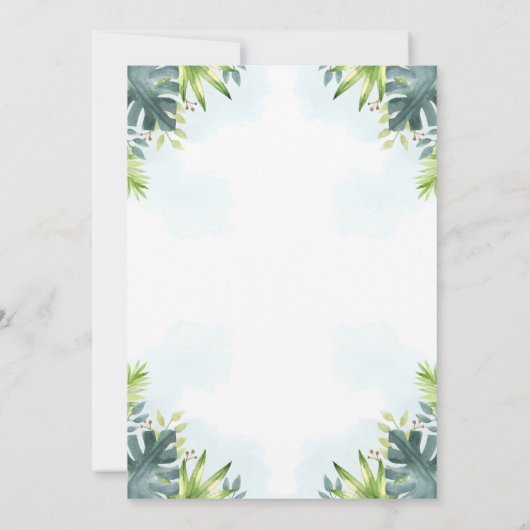 Safari Twee Wild Verjaardag Uitnodiging Twee Wild  (Achterkant)