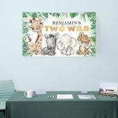 Safari Two Wild Birthday Banner (Beurs)