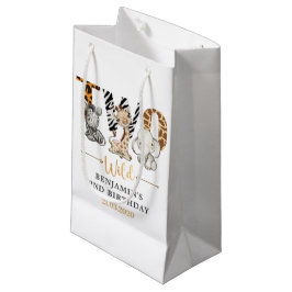 Safari Two Wild Birthday Party Small Gift Bag Klein Cadeauzakje