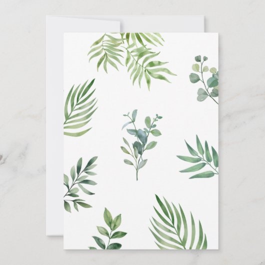 Safari Two Wild | Oerwoud Animals Jongen 2e Verjaa Kaart (Achterkant)