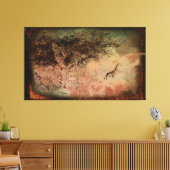Safari Uitgerekte Canvas Print (Insitu (Woonkamer))