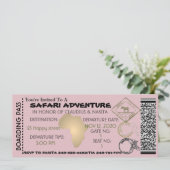 Safari-uitnodiging Kaart (Staand voorkant)