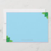 Safari Uitnodiging / Safari Birthday Uitnodiging (Achterkant)