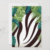 Safari Uitnodiging tot tweede verjaardag (Achterkant)