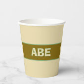 Safari upsherin verjaardagsbeker papieren bekers (Voorkant)