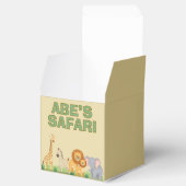 Safari upsherin verjaardagsgunstbox bedankdoosjes (Geopend)