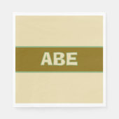 Safari upsherin verjaardagsservet servet (Voorkant)