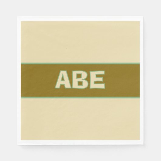 Safari upsherin verjaardagsservet servet (Voorkant)