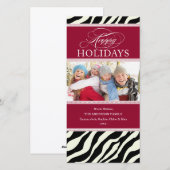 SAFARI VAKANTIE | VAKANTIE FOTOKAART FEESTDAGENKAART (Voorkant / Achterkant)