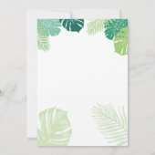 Safari verjaardag Dank je kaartje Dieren Wilde Zoo Bedankkaart (Achterkant)