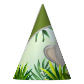 Safari Verjaardag Elepant Party Pet Feesthoedjes (Links)