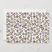 Safari Verjaardag Foto uitnodiging (Achterkant)