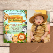 Safari Verjaardag met Foto Kaart