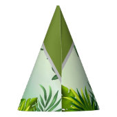 Safari Verjaardag Tijger Feesthoedjes (Achterkant)