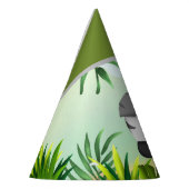 Safari Verjaardag Zebra Feesthoedjes (Links)