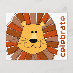 Safari Verjaardagsfeest Post Kaart Invitation