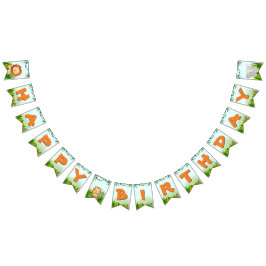 Safari Verjaardagsfeestje bunting banner