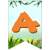 Safari Verjaardagsfeestje bunting banner (Derde vlag)