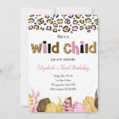 Safari verjaardagsuitnodiging kaart (Voorkant)