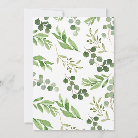 Safari-verjaardagsuitnodiging voor jongens met die kaart (Achterkant)