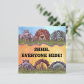 Safari Verrassingsfeestuitnodiging Kaart (Staand voorkant)