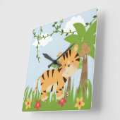 Safari Vierkante Klok (Hoek)