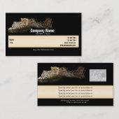 Safari visitekaartjes, cheeths - aanpasbaar visitekaartje (Voorkant / Achterkant)